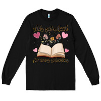 Black she's got a book for every situation Long Sleeve Tee - MaliasSmallBusiness