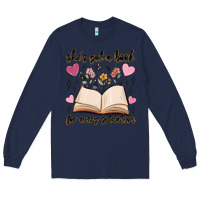 Navy she's got a book for every situation Long Sleeve Tee - MaliasSmallBusiness
