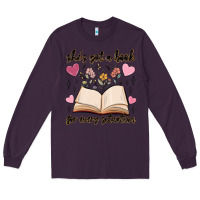 Plum she's got a book for every situation Long Sleeve Tee - MaliasSmallBusiness