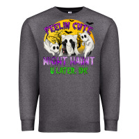 Charcoal Heather feeling cute might haunt u later tbw Premium Sweatshirt - texasbilliewilder