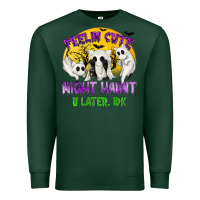 Sports Green feeling cute might haunt u later tbw Premium Sweatshirt - texasbilliewilder