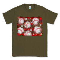 Army Green baseball christmas background Classic Tee - AdoDesignShop