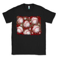 Black baseball christmas background Classic Tee - AdoDesignShop