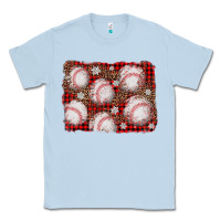 Dusty Blue baseball christmas background Classic Tee - AdoDesignShop