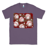 Lavender baseball christmas background Classic Tee - AdoDesignShop