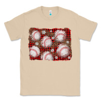 Mushroom baseball christmas background Classic Tee - AdoDesignShop