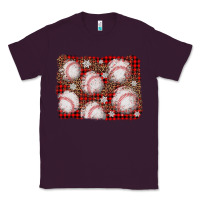 Plum baseball christmas background Classic Tee - AdoDesignShop