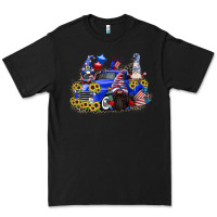 Black 4th of July gnomes with truck Premium Tee - CowGirlArtShop