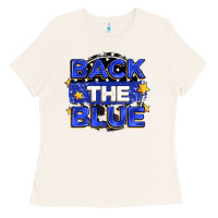 Bone back the blue Ladies Tee - Zillion Design Studio