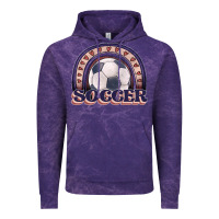 Cloud Purple soccer rainbow Vintage Hoodie - JahusDesignShop