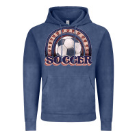 Vintage Denim soccer rainbow Vintage Hoodie - JahusDesignShop