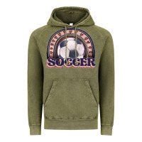Vintage Olive soccer rainbow Vintage Hoodie - JahusDesignShop