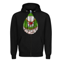 Black baseball and western roses teardrop  2 Zipper Hoodie - BundleAndBundleShop