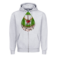 Heather Grey baseball and western roses teardrop  2 Zipper Hoodie - BundleAndBundleShop