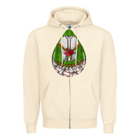 Sandshell baseball and western roses teardrop  2 Zipper Hoodie - BundleAndBundleShop