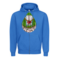 True Royal baseball and western roses teardrop  2 Zipper Hoodie - BundleAndBundleShop