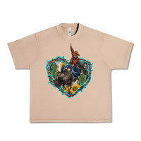 Burro western heart bullfighter  cactus sunflower aztek pattern Urban Heavy Tee - BarkalooDesign