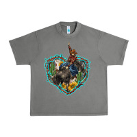 Tornado western heart bullfighter  cactus sunflower aztek pattern Urban Heavy Tee - BarkalooDesign