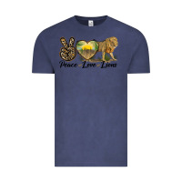 Vintage Denim peace love lions Vintage Tee - LillyAllenDesigns