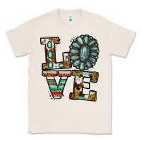 Natural Turquoise Love Classic Tee - Jasminsmagicworld