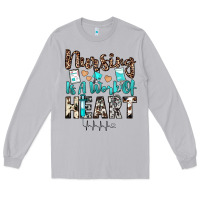 Moon Dust nursing is a work of heart Long Sleeve Tee - JahusDesignShop