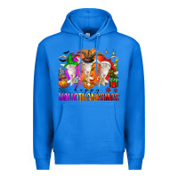 True Royal happy hallothanksmas goats Premium Hoodie - texasbilliewilder