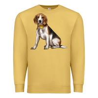 Antique Gold beagle with overflow Premium Sweatshirt - texasbilliewilder