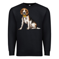 Black beagle with overflow Premium Sweatshirt - texasbilliewilder