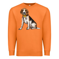 Carrot beagle with overflow Premium Sweatshirt - texasbilliewilder