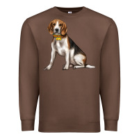 Chestnut beagle with overflow Premium Sweatshirt - texasbilliewilder