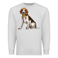 Dove Grey beagle with overflow Premium Sweatshirt - texasbilliewilder