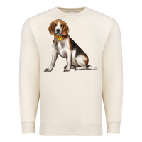 Sandshell beagle with overflow Premium Sweatshirt - texasbilliewilder