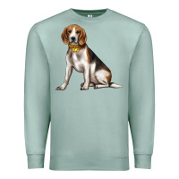 Seafoam beagle with overflow Premium Sweatshirt - texasbilliewilder