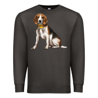 Smoke beagle with overflow Premium Sweatshirt - texasbilliewilder