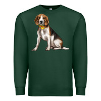 Sports Green beagle with overflow Premium Sweatshirt - texasbilliewilder