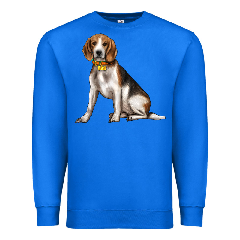 Beagle With Overflow Premium Sweatshirt by texasbilliewilder | Teevron