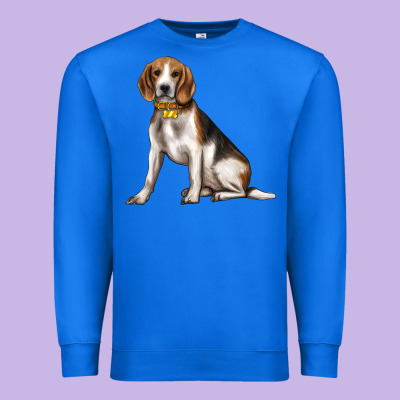 Beagle With Overflow Premium Sweatshirt Designed By Texasbilliewilder