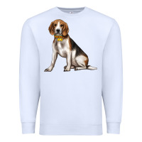 White beagle with overflow Premium Sweatshirt - texasbilliewilder
