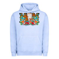Pigment Grape Ice Mom Cow Flowers Urban Hoodie - CowCowDesign