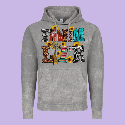 Western Farm Life Vintage Hoodie Designed By Artiststas