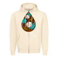 Sandshell baseball and western roses teardrop  1 Zipper Hoodie - BundleAndBundleShop