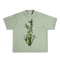 Oil Green Lucky Bamboo Urban Heavy Tee - LillyAllenDesigns