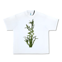White Lucky Bamboo Urban Heavy Tee - LillyAllenDesigns