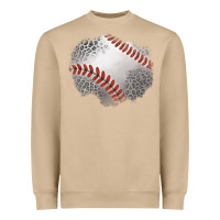 Mushroom leopard baseball patch Heavyweight Sweatshirt - Jasminsmagicworld