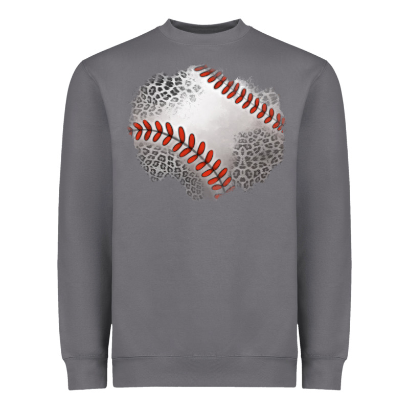 Leopard Baseball Patch Heavyweight Sweatshirt by Jasminsmagicworld | Teevron