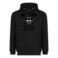 Black My Cat Was Right About You Heavyweight Hoodie - Bettercallsaul
