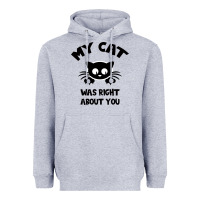 Heather Grey My Cat Was Right About You Heavyweight Hoodie - Bettercallsaul