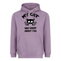 Lavender My Cat Was Right About You Heavyweight Hoodie - Bettercallsaul