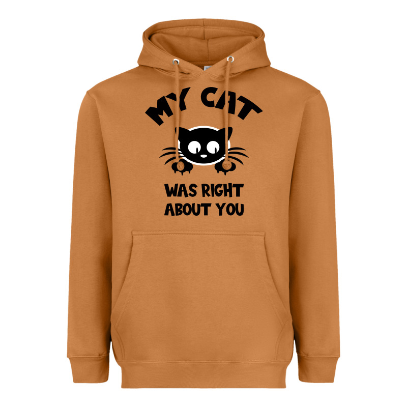 My Cat Was Right About You Heavyweight Hoodie by Bettercallsaul | Teevron