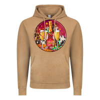 Vintage Camel christmas champagne bottle and champagne's Vintage Hoodie - AdoDesignShop